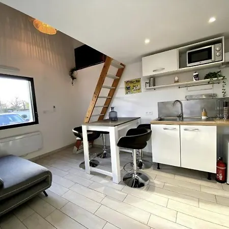 Studio, Terrasse, Acces Piscine, 25 Min D'arcachon * Mios